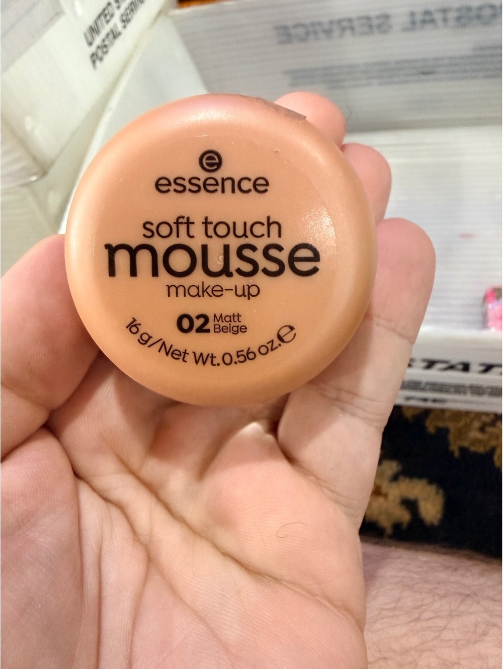 essence Soft Touch Mousse Make-Up in 02 Matt Beige